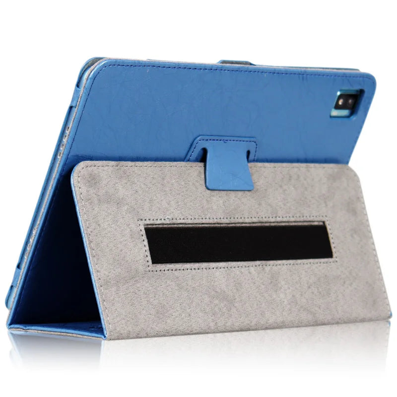Deksel til TCL 10 Tab Max 4G 10.36 Android 9296G Tablet Case Print PU Leather Folding Stand with Hand Holder Magnetic Cover 9295G