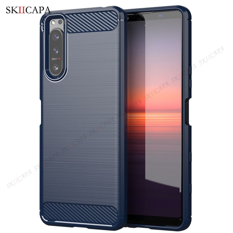 Deksel til Sony Xperia 10 1 5 III II Ace 2 XZ3 XZ2 XZ1 XA2 Holder Stand Shockproof Cover