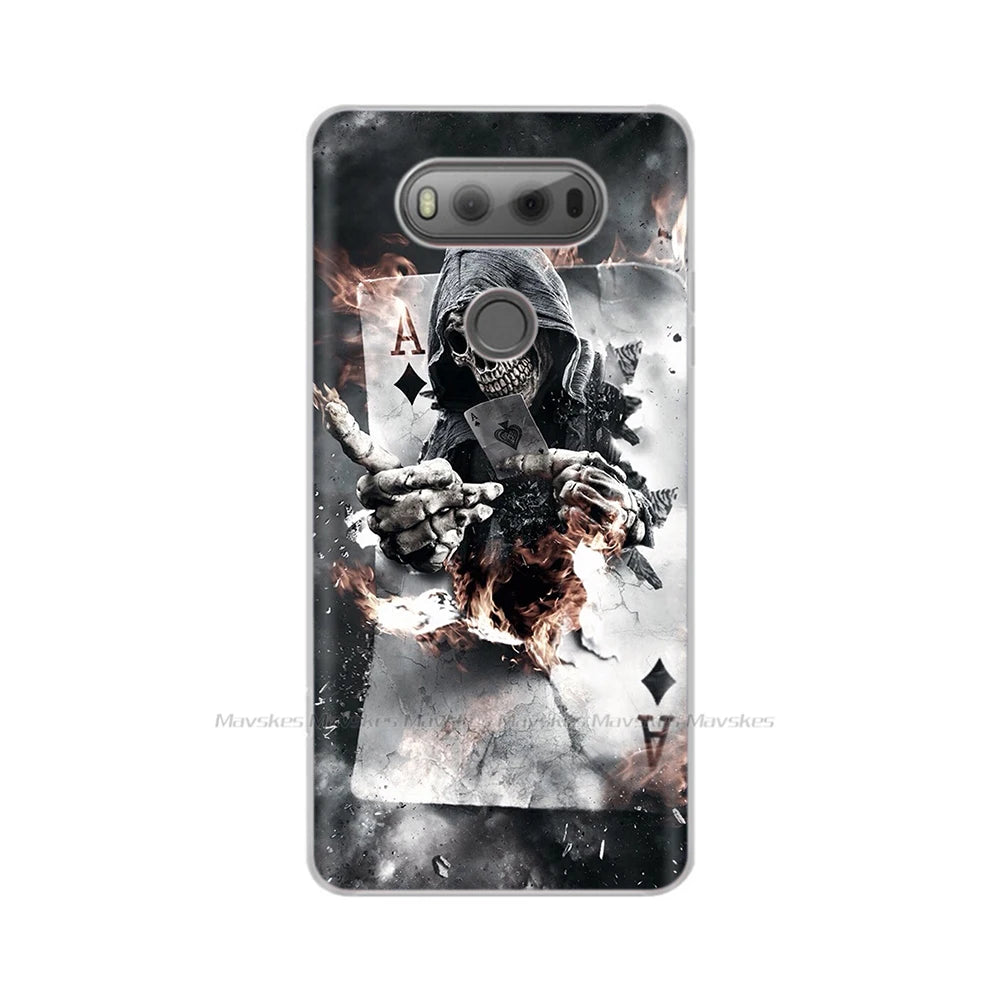 Deksel til LG V20 Case For LG V20 LGV20 V 20 Plus Pattern TPU Cell Phone Case Bumper Fundas