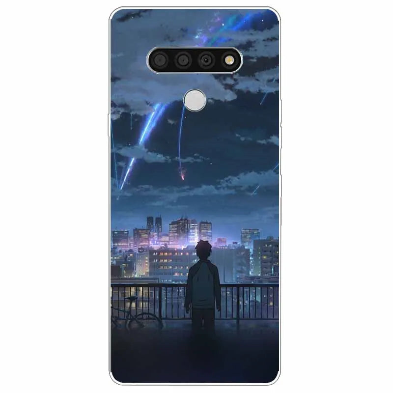 Deksel til LG K51 K61 V50 V60 Thinq Case Cute Cat Silicone Coque for LG K61 V50 Thinq Cases K 61 Shockproof Shell Bag