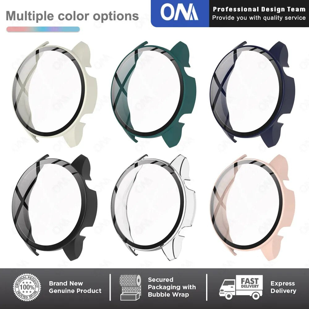Deksel til Xiaomi Mi Watch Color Sport heldekkende PC-deksel med herdet glass