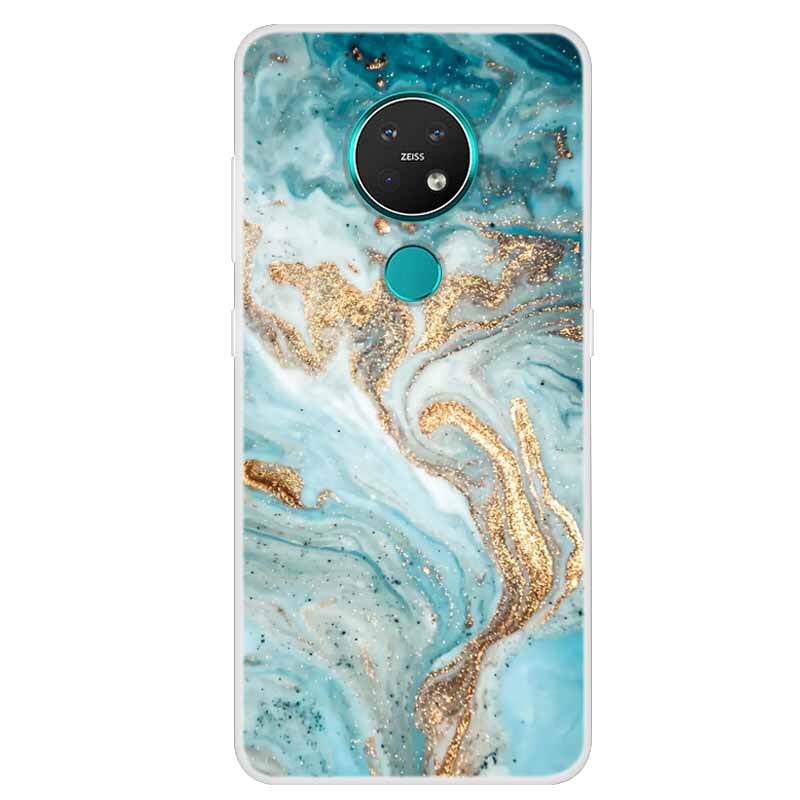 Deksel til Nokia 7.2 deksel 6.2 C20 C30 silikondeksel med motiv For Nokia 6.2 deksel Bumper Nokia X20