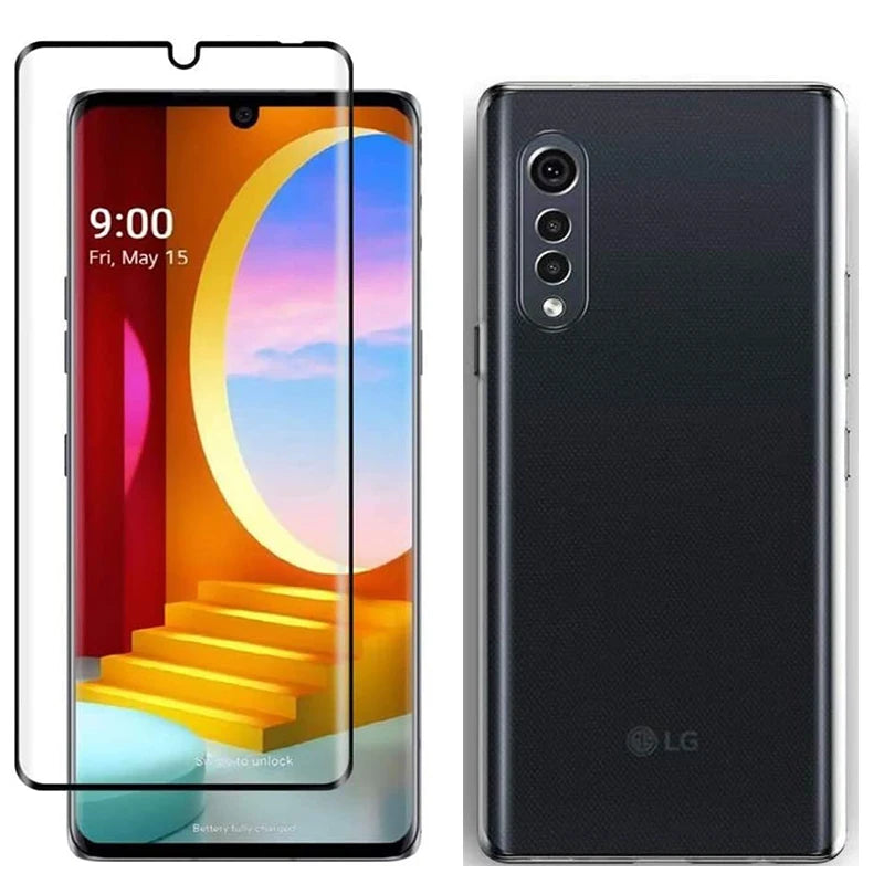 Deksel til LG Velvet 5G Silicone Case Cover For LG Velvet 5G Screen Protector