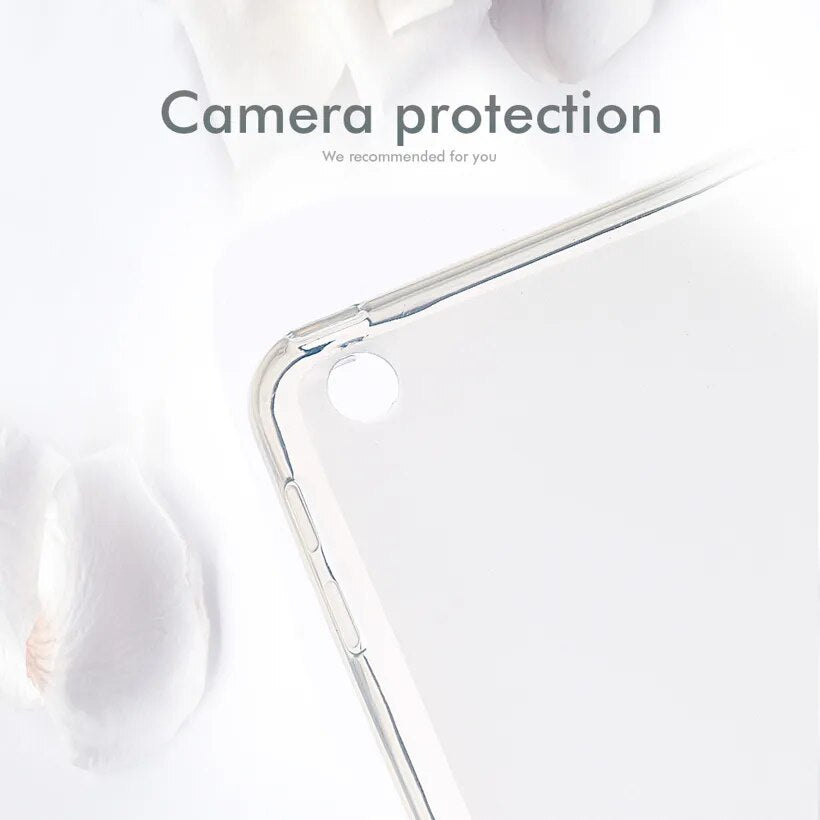 Deksel til Lenovo Tab M8 Cases Soft Transparent Waterproof TPU Tablet Cover for Lenovo M8 HD TB-8505 8.0 inch Bumper Funda Capa