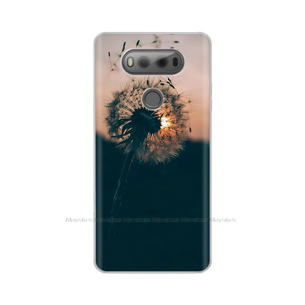 Deksel til LG V20 Case For LG V20 LGV20 V 20 Plus Pattern TPU Cell Phone Case Bumper Fundas