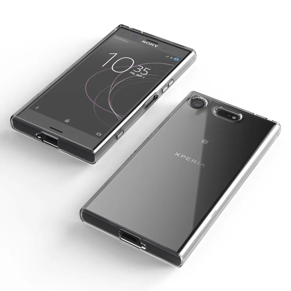 Deksel til Sony Xperia XZ1 TPU Silicone Durable Clear Transparent Soft Case for Sony Xperia XZ1 Compact Phone protective Back Cove
