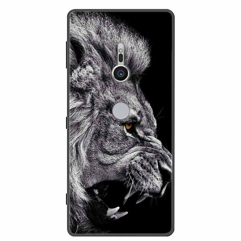 Deksel til Sony Xperia XZ1 XZ2 XZ3 Cover Silicone Painted Soft Phone Back Cases for Sony XZ2 Compact Premium Protective Funda Capa