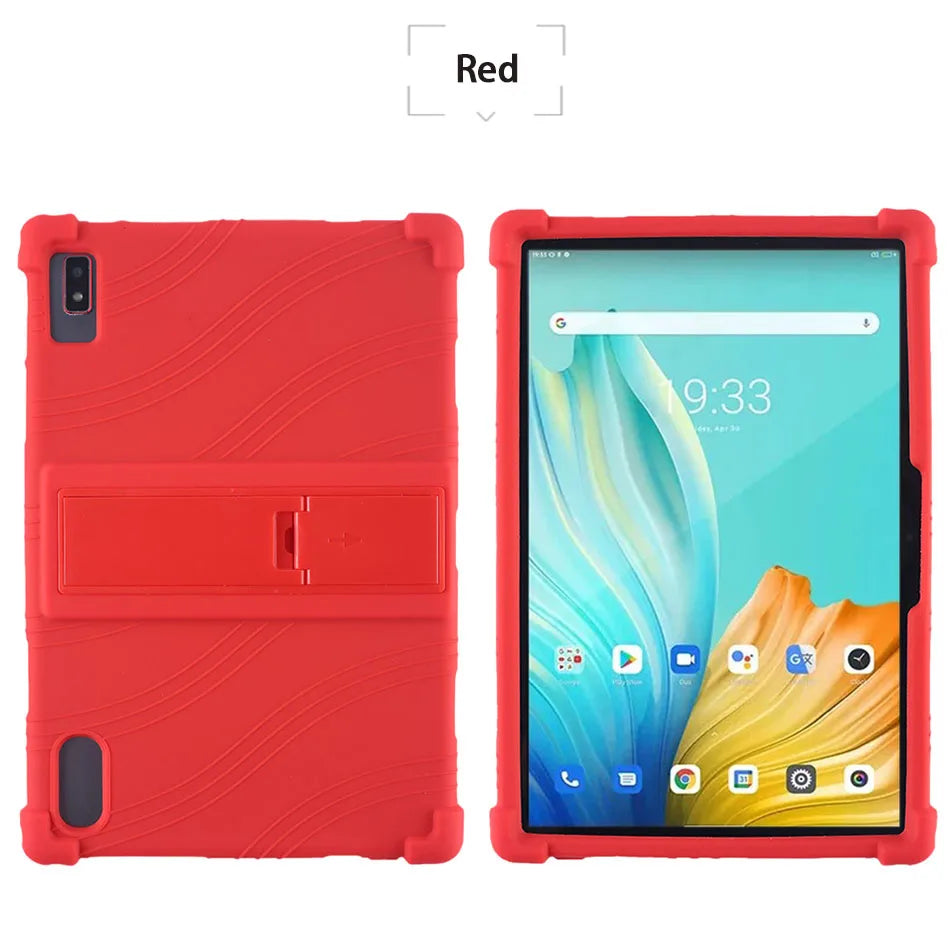 Deksel til Soft Silicon Case Alcatel 1T 2020 3T 2020 Stand Adjustable Tablet Cover Alcatel 3T 10 Protect Shell Back Protective