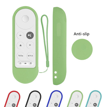 Deksel til Chromecast for Google TV 2020 Voice Remote Shockproof Protective Cover for Google Remote Controller