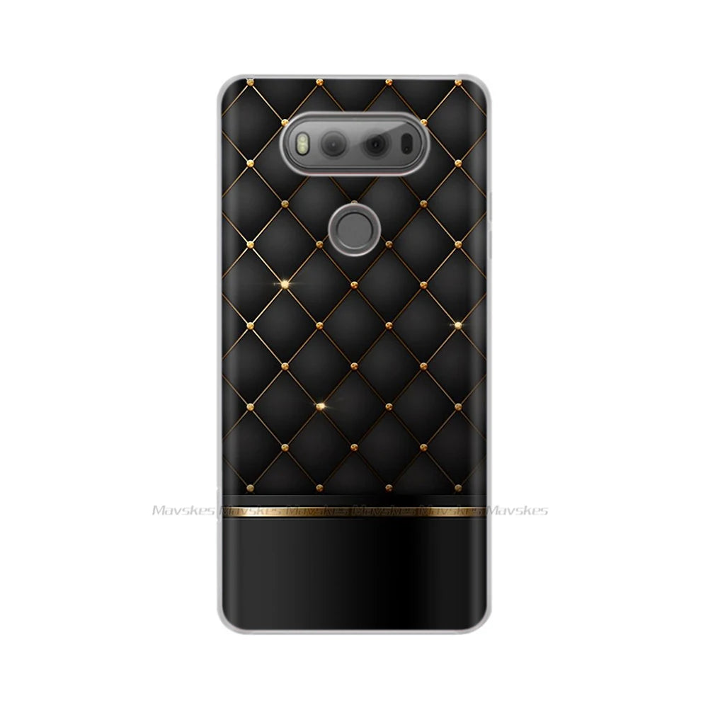 Deksel til LG V20 Case For LG V20 LGV20 V 20 Plus Pattern TPU Cell Phone Case Bumper Fundas