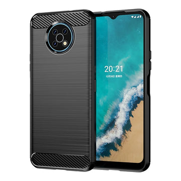 Deksel til Nokia G50 Case For Nokia G50 Cover Soft TPU Bumper Carbon Fiber Phone Case For Nokia X10 X20 G10 G20 XR20 G 50 G50 Fundas