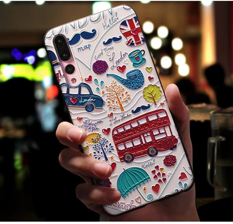 Deksel til Asus Zenfone 5 ZE620KL Case 3D Emboss Soft Silicon Cover for Asus ZB601KL ZB602KL ZE554KL ZE552KL ZB631KL ZB633KL Phone Case