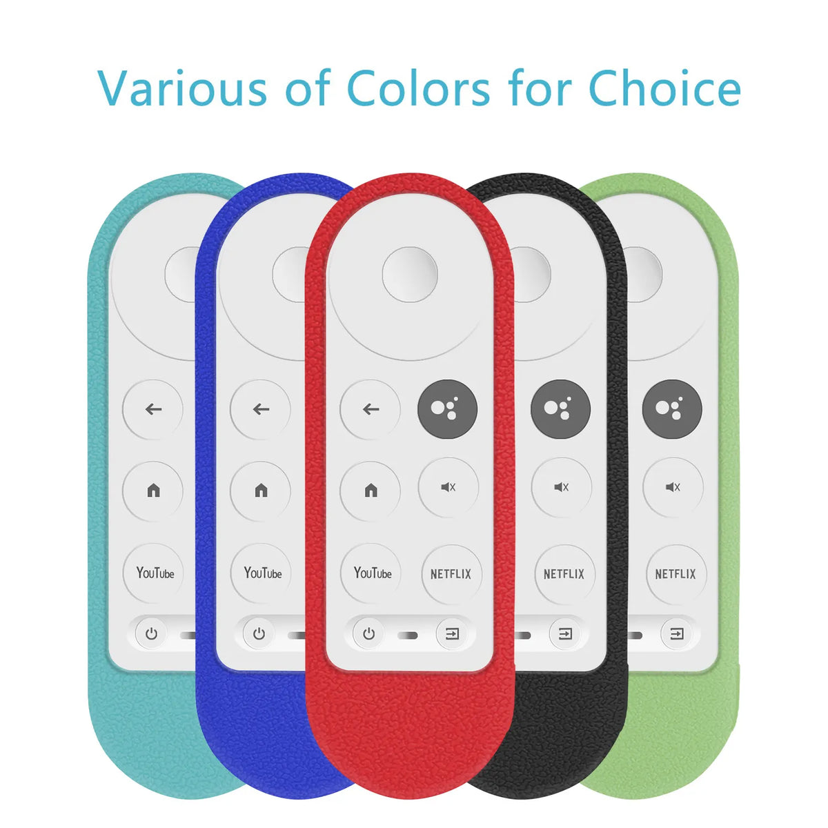 Deksel til Chromecast for Google TV 2020 Voice Remote Shockproof Protective Cover for Google Remote Controller