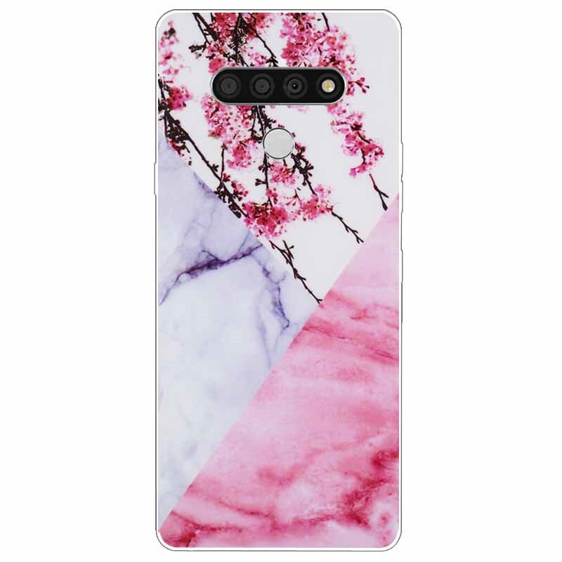 Deksel til LG K51 K61 V50 V60 Thinq Case Cute Cat Silicone Coque for LG K61 V50 Thinq Cases K 61 Shockproof Shell Bag