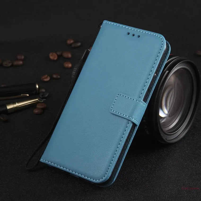 Deksel til Huawei P8 P9 P10 P20 P30 P40 Lite Pro 2017 P40Lite P30lite P20Lite Flip Cover Card Slot Bags