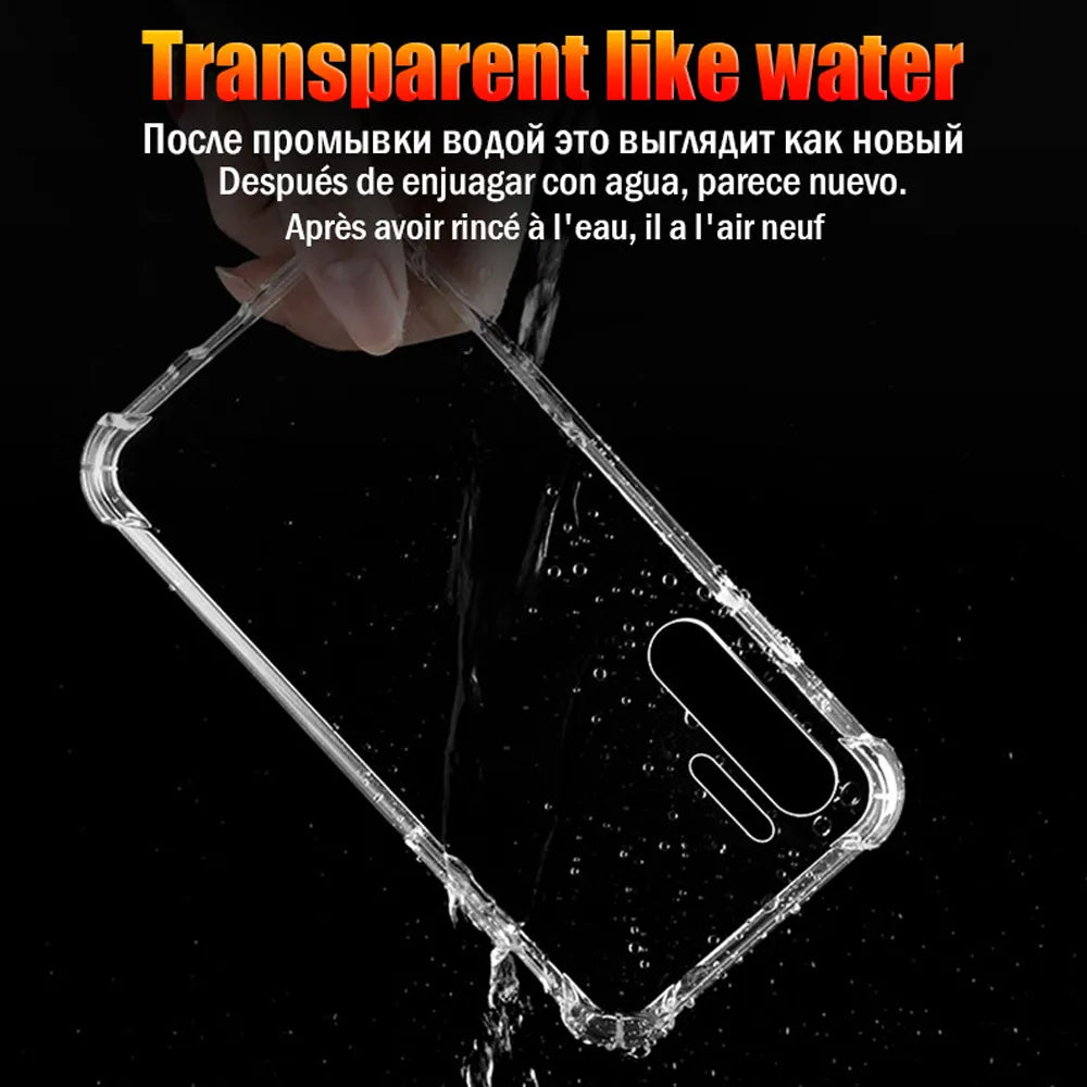 Deksel til huawei P40 pro P30 P20 lite luxury mobile phone accessorie bumpers fitted coque silicone cases