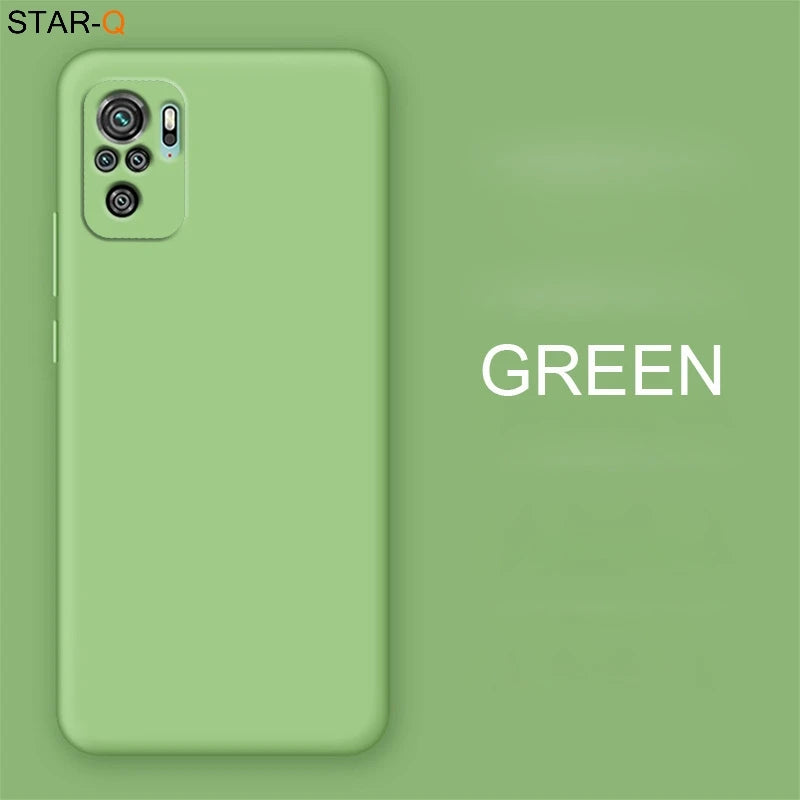 Deksel til Xiaomi Redmi Note 10 pro max 10s Original Camera Protective Soft Back Covers On Redmi Note10