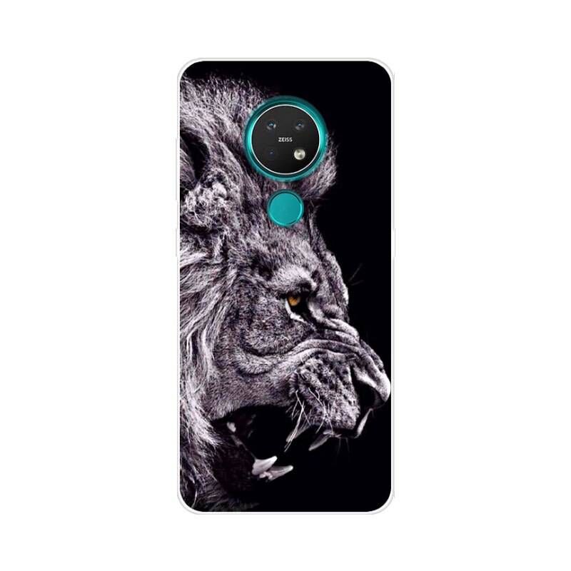 Deksel til Nokia 7.2 deksel 6.2 C20 C30 silikondeksel med motiv For Nokia 6.2 deksel Bumper Nokia X20