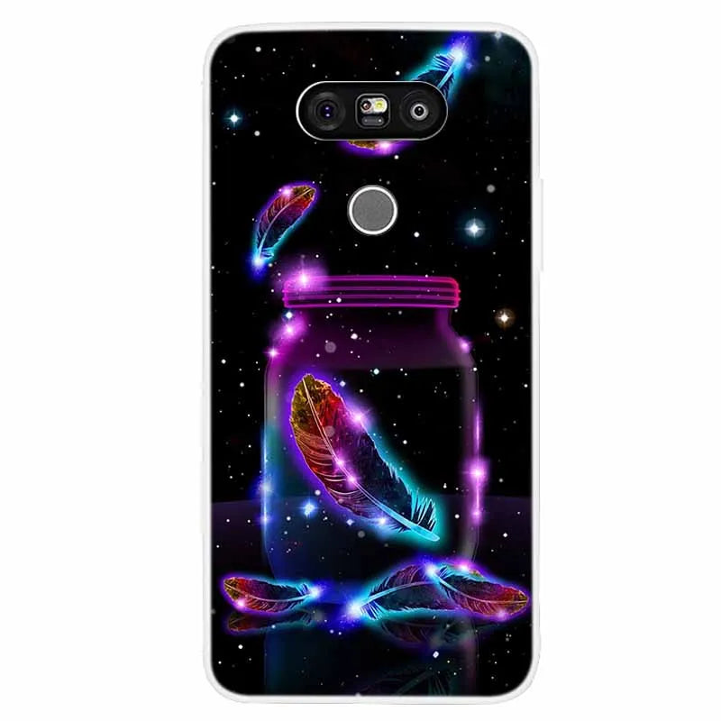 Deksel til LG G5 Case Luxury Soft Silicone Back Cover Phone Case For LG G5 H860 H850 F700L Coque TPU Cartoon Bumper Funda Fashion Shell