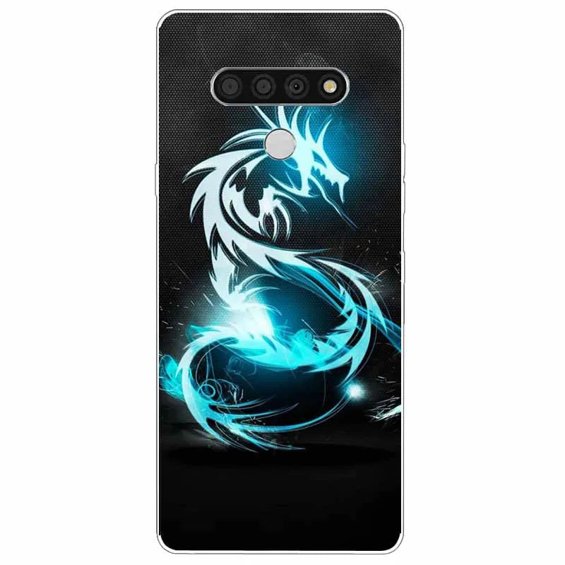Deksel til LG K51 K61 V50 V60 Thinq Case Cute Cat Silicone Coque for LG K61 V50 Thinq Cases K 61 Shockproof Shell Bag