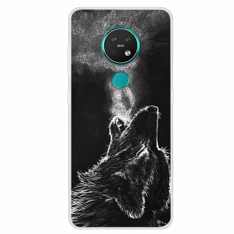 Deksel til Nokia 7.2 deksel 6.2 C20 C30 silikondeksel med motiv For Nokia 6.2 deksel Bumper Nokia X20