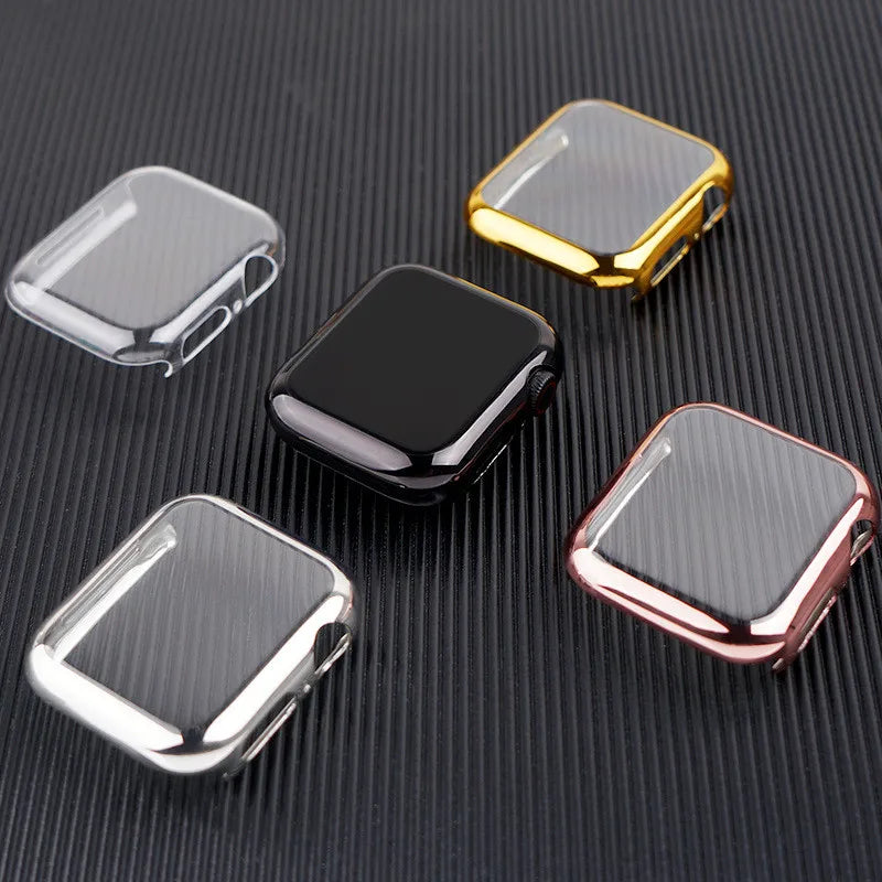 Deksel til Apple Watch Series 3-9 & SE (38-45mm) - Heldekkende bumper- og reimdeksel