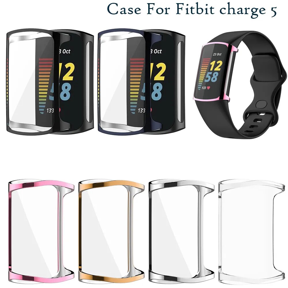 Deksel til Fitbit Charge 5 heldekkende TPU