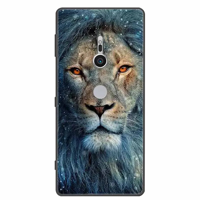 Deksel til Sony Xperia XZ1 XZ2 XZ3 Cover Silicone Painted Soft Phone Back Cases for Sony XZ2 Compact Premium Protective Funda Capa