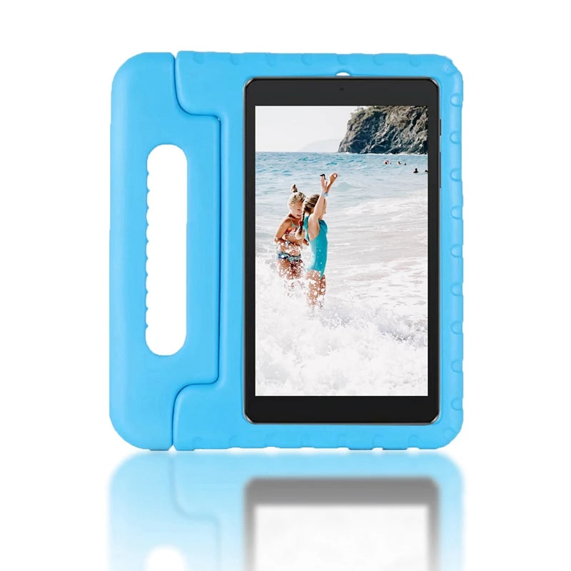 Deksel til Alcatel Joy Tab 2 2020 8.0" Handle Stand Kids Shockproof Case For Alcatel 3T 8 2018 coque 9027Q 9027W 9032X capa Funda