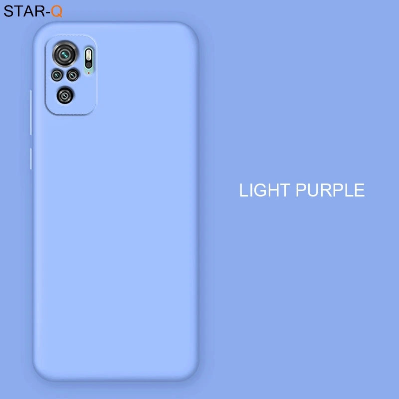 Deksel til Xiaomi Redmi Note 10 pro max 10s Original Camera Protective Soft Back Covers On Redmi Note10