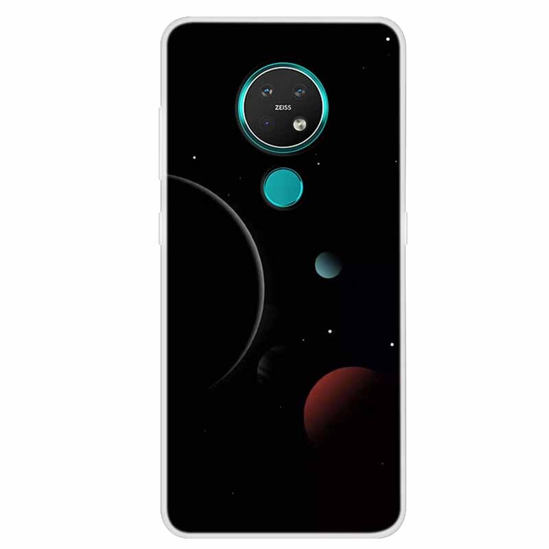 Deksel til Nokia 7.2 deksel 6.2 C20 C30 silikondeksel med motiv For Nokia 6.2 deksel Bumper Nokia X20