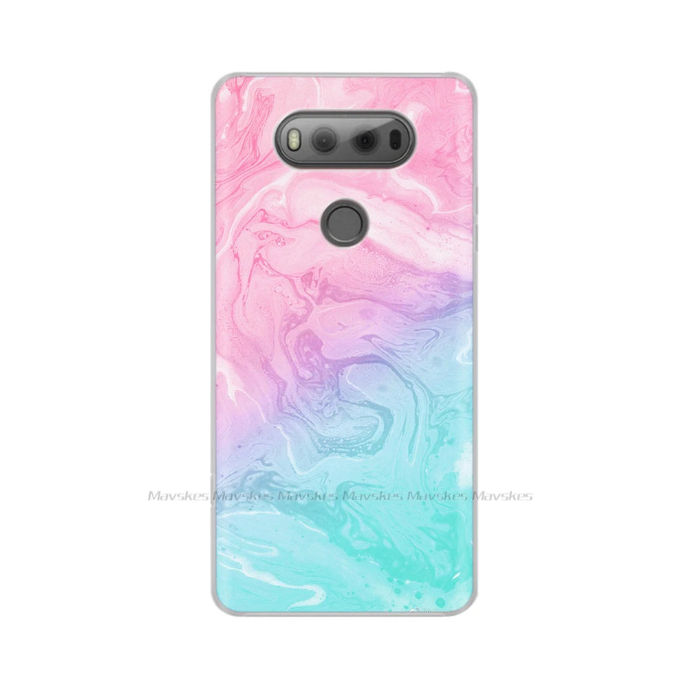 Deksel til LG V20 Case For LG V20 LGV20 V 20 Plus Pattern TPU Cell Phone Case Bumper Fundas