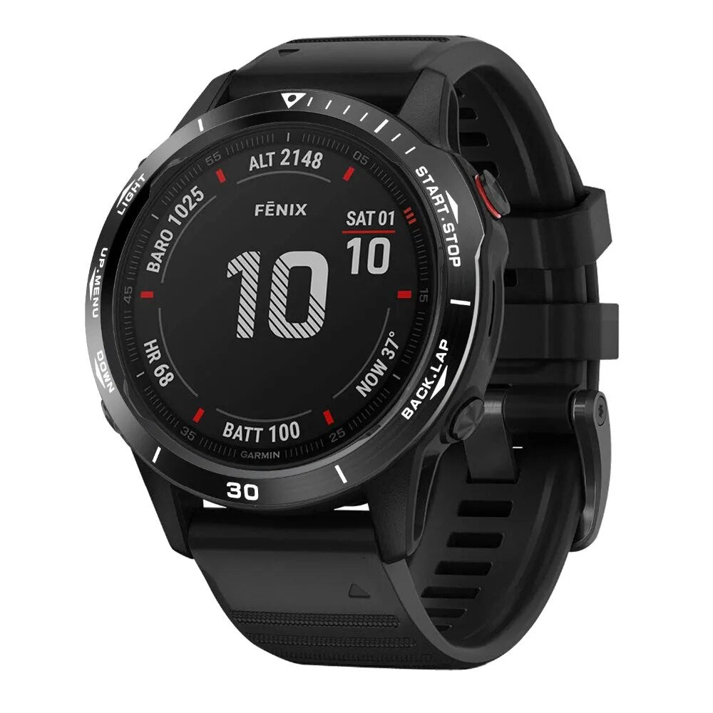 Deksel til Garmin Fenix 7 / 6 / 5 Ring Bezel Styling