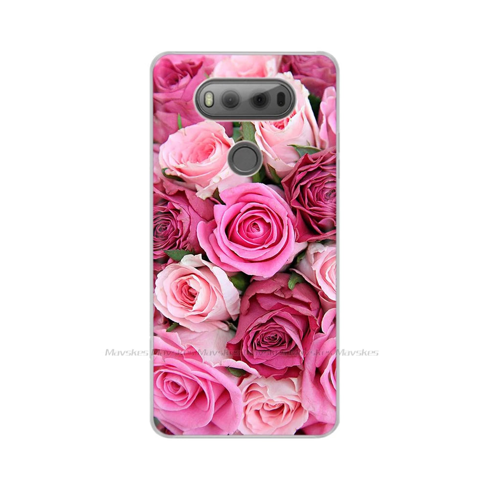 Deksel til LG V20 Case For LG V20 LGV20 V 20 Plus Pattern TPU Cell Phone Case Bumper Fundas