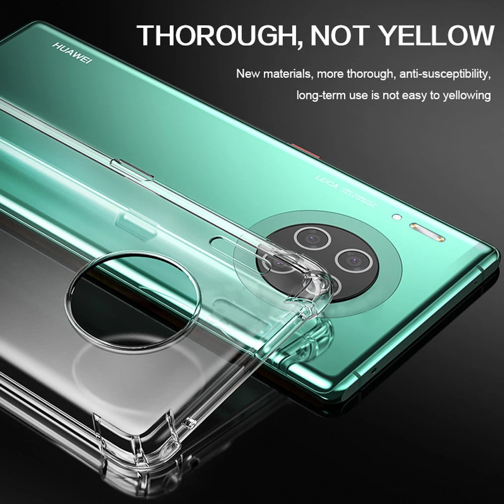 Deksel til huawei mate 30 pro mate 20 lite fitted mobile phone accessories coque silicone bag cases shockproof