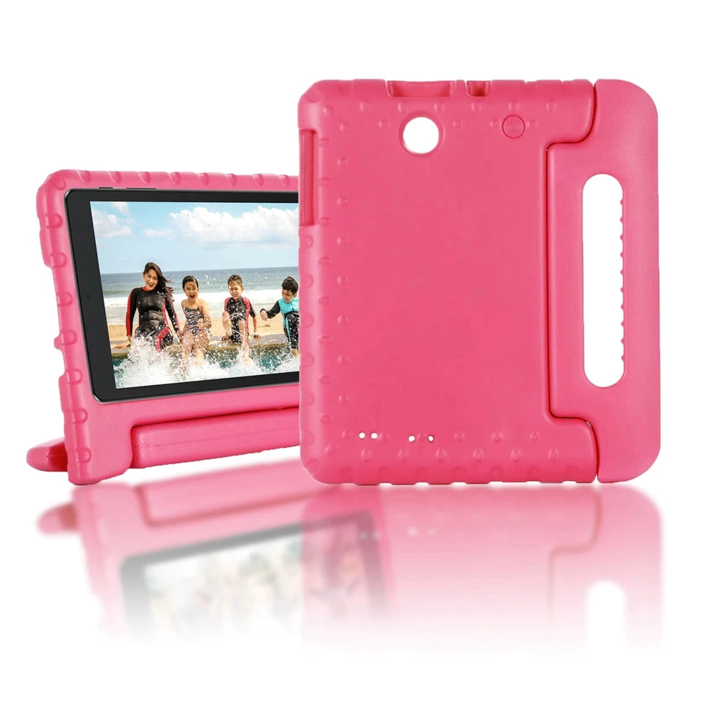 Deksel til Alcatel Joy Tab 2 2020 8.0" Handle Stand Kids Shockproof Case For Alcatel 3T 8 2018 coque 9027Q 9027W 9032X capa Funda