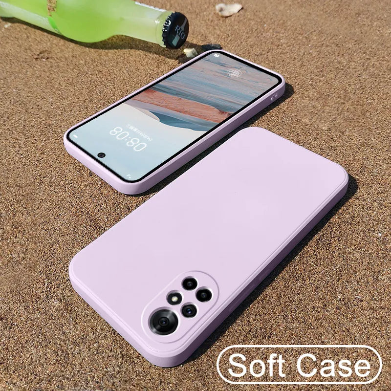 Deksel til Huawei Y5p Y6p Y7p Y6s Y9s Y7a Y9a Y5 Y6 Y7 Pro 2018 Y9 Prime 2019 Soft Thin Candy Cover