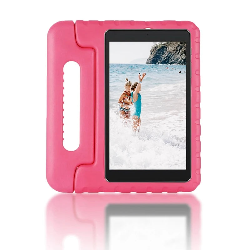Deksel til Alcatel Joy Tab 2 2020 8.0" Handle Stand Kids Shockproof Case For Alcatel 3T 8 2018 coque 9027Q 9027W 9032X capa Funda