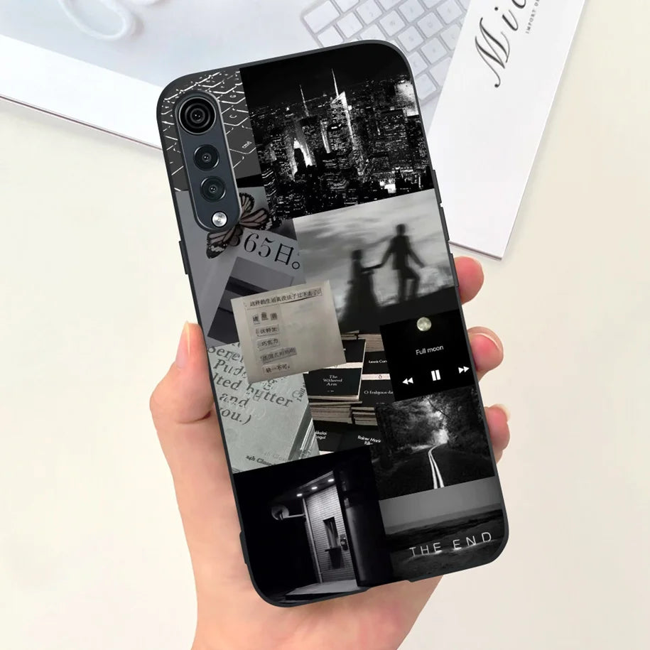 Deksel til LG Velvet 5G Case LM-G900N Fundas Soft Silicone Matte Phone Cover For LG Velvet LMG910EMW Back Case Coque on LGVelvet Bumper