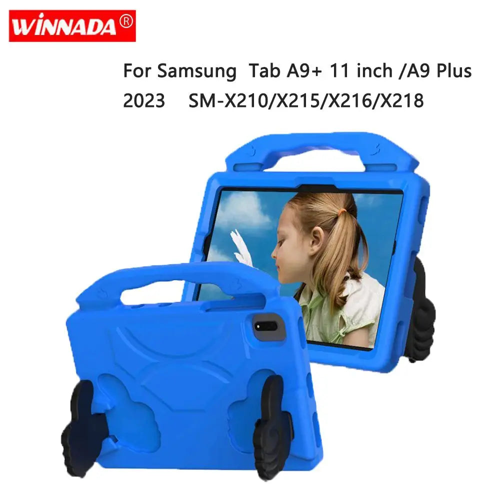 Deksel til Samsung Galaxy Tab A9+ 11 inch SM-X210 SM-X215 SM-X216 støtsikkert EVA-barndeksel Tab A9 PLUS 2023 11" X210 X215 X216 X218
