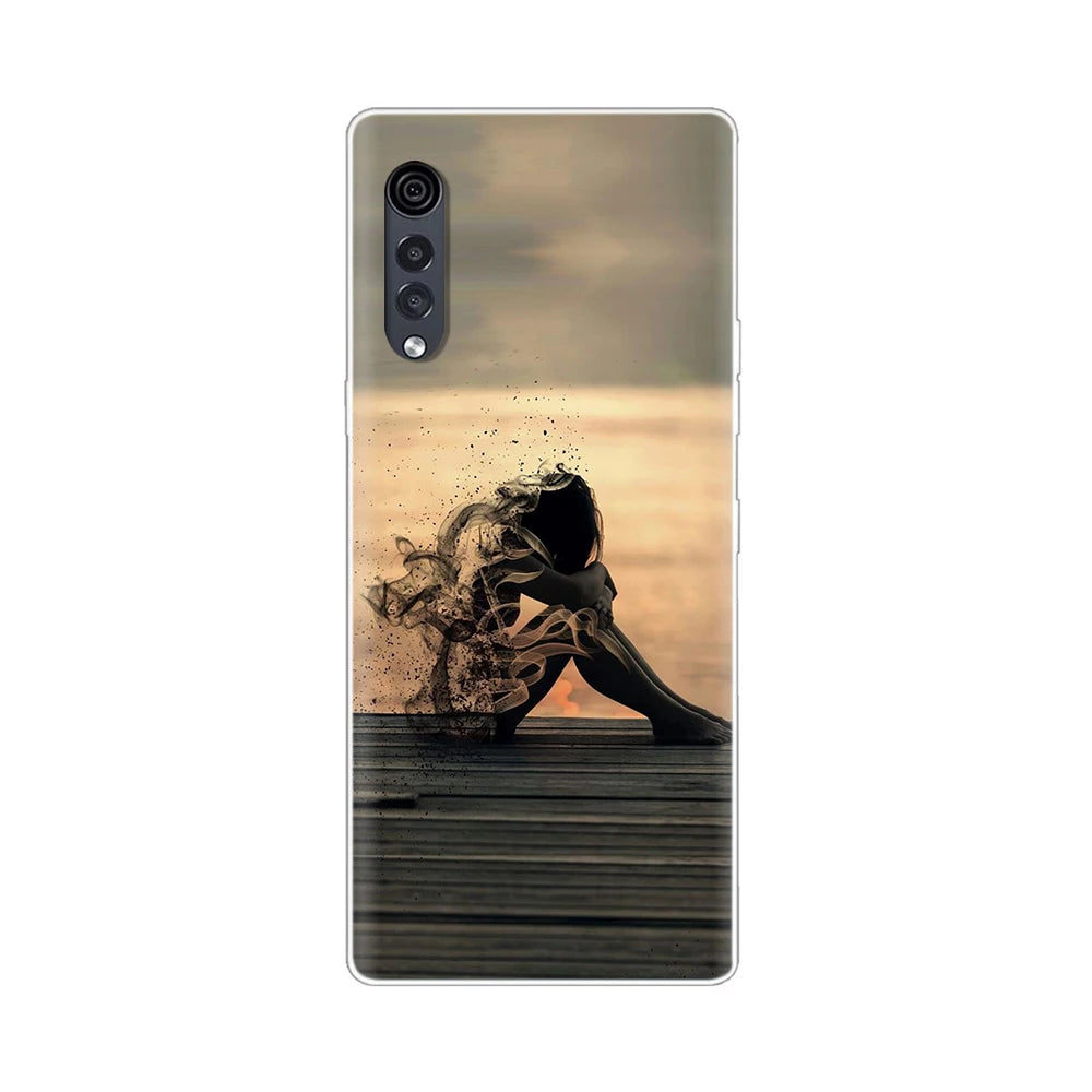 Deksel til LG Velvet Case Back Cover Protective Cases For LG Velvet 5G LM-G900 Silicone Transparent Cover Cases For LG Velvet Bumper