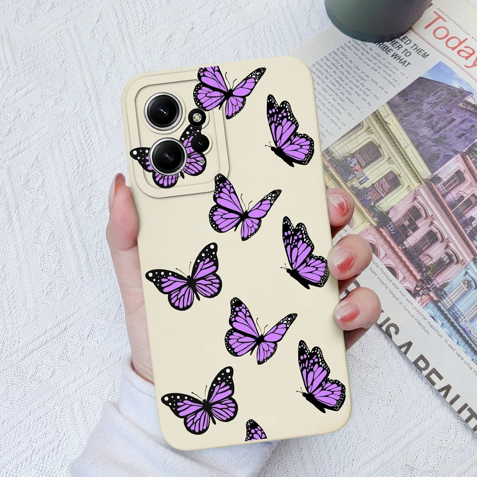 Deksel til Xiaomi Redmi Note 12 12S 4G 5G Patterned Full Protection Soft Liquid Silicone Cartoon deksel For Redmi Note 12 S
