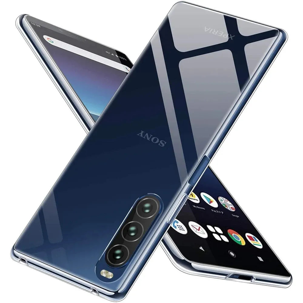 Deksel til Sony Xperia 1 5 10 1II 10II 5II 10III 5III 1III Transparent Back Cover