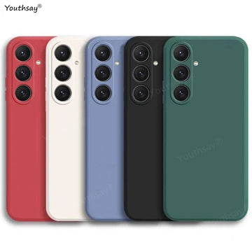Deksel til Samsung Galaxy A16 Case Cover Samsung Galaxy A16 A56 A36 A15 A55 Funda Coque Soft Original Liquid Silicone Case Samsung A16