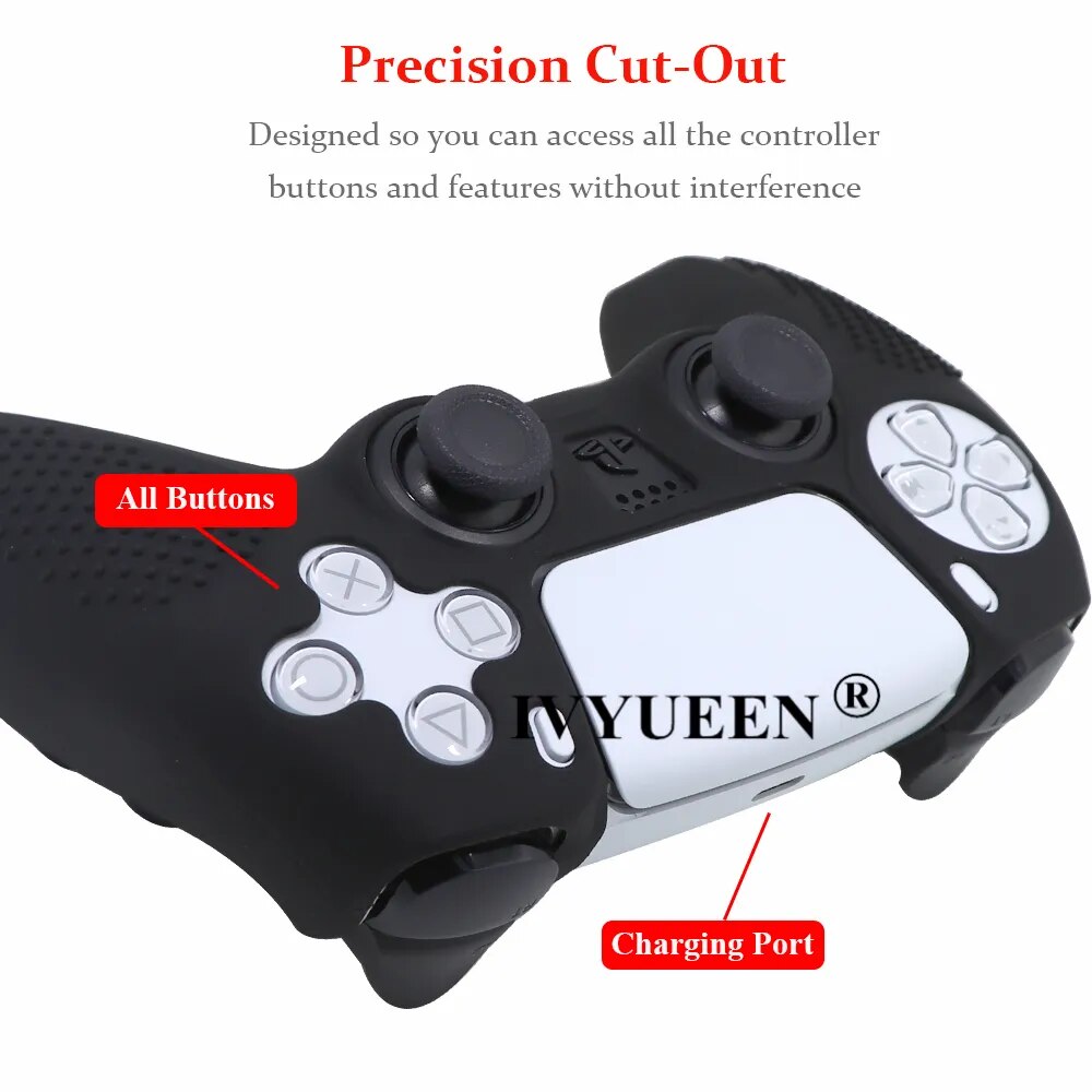 Deksel til Sony PlayStation Dualshock 5 PS5 Controller Case Thumb Stick Grip Cap for DualSense