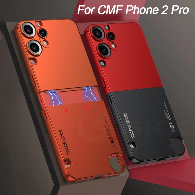 Deksel til Nothing CMF Phone 2 Pro Case 2 in 1 Colour Clash Armor Shockproof Plastic Matte Cover For CMF Phone 2Pro