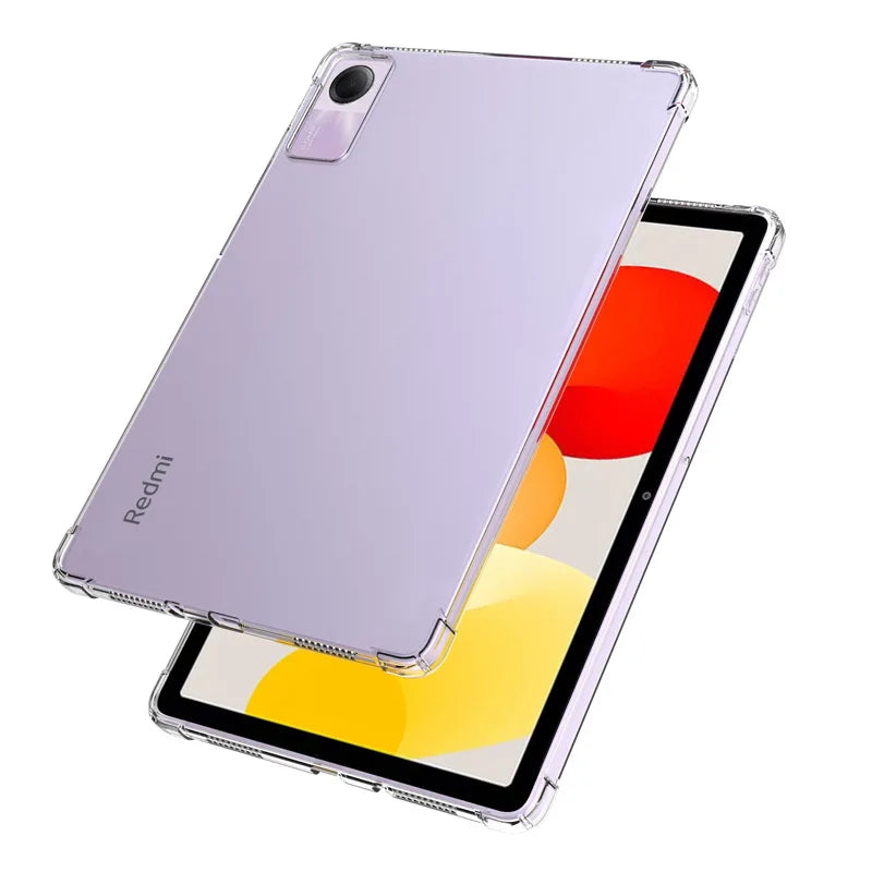 Deksel til Redmi Pad SE 11" 2023 deksel Transparent Air-bags Soft Silicone TPU Protection Shockproof Fundas Shell For RedmiPad SE