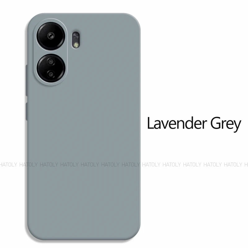 Deksel til Xiaomi Redmi 13C deksel Xiaomi Redmi 13C deksel Luxury Original TPU Shockproof Liquid Silicone Protective Phone deksel Redmi 13C