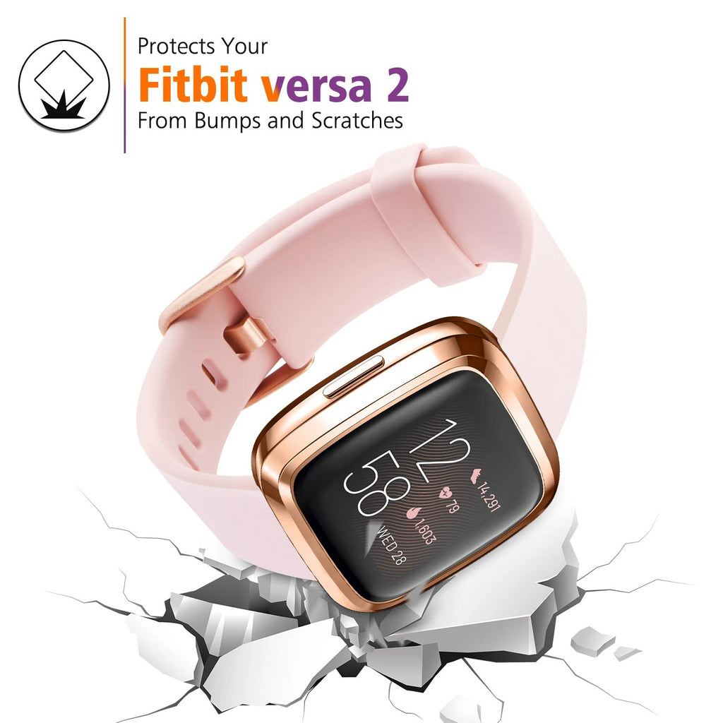 Deksel til Fitbit Versa 2, Versa 3 og Versa Lite mykt TPU-deksel