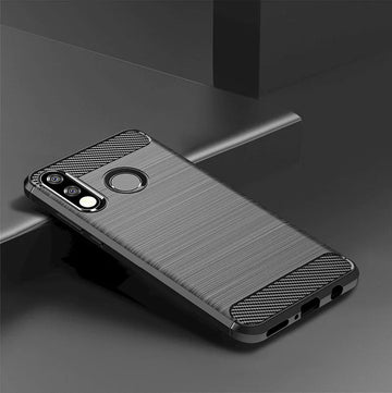 Deksel til Huawei P40 Lite E P30 P Smart Plus Z 2019 2021 Mate 30 20 Pro 10 P50 P20 P30Lite Carbon Fiber Case Cover